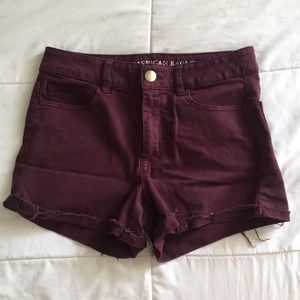 Maroon shorts